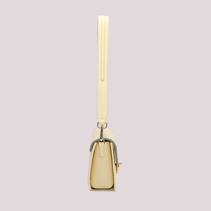 BORSA A TRACOLLA CON BORDO COLORATO