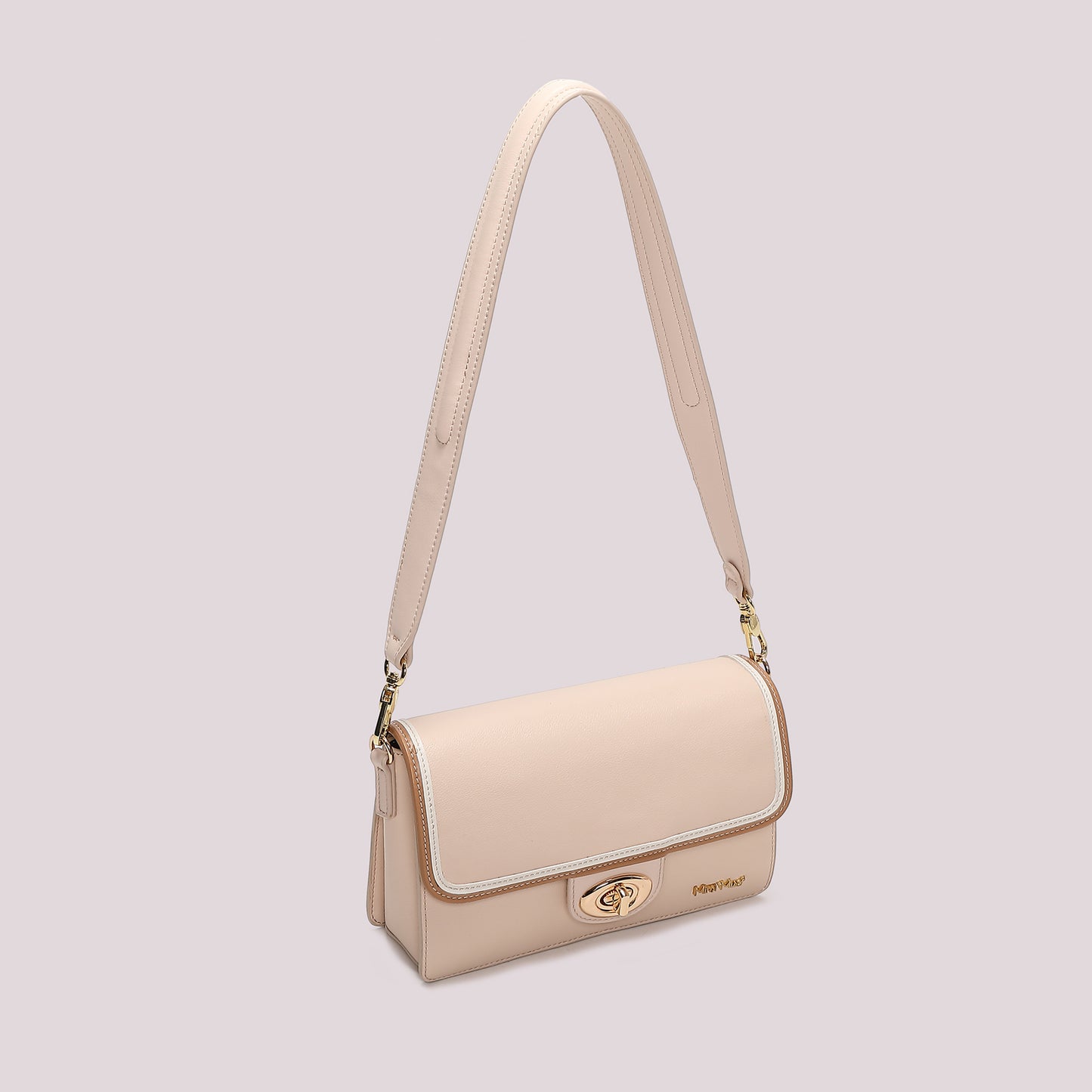 BORSA A TRACOLLA CON BORDO COLORATO