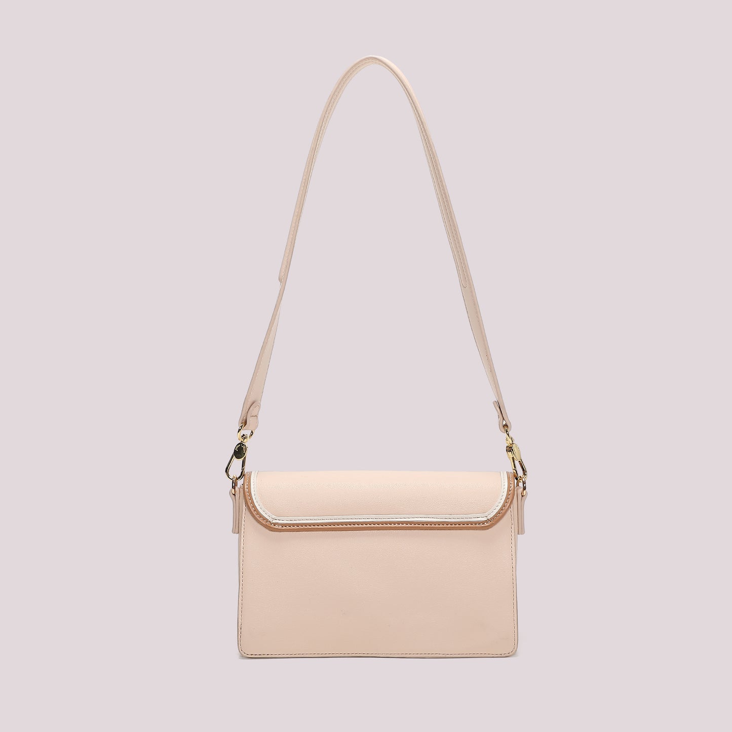 BORSA A TRACOLLA CON BORDO COLORATO