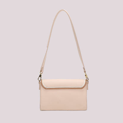 BORSA A TRACOLLA CON BORDO COLORATO