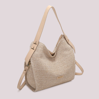 BORSA HOBO IN PAGLIA