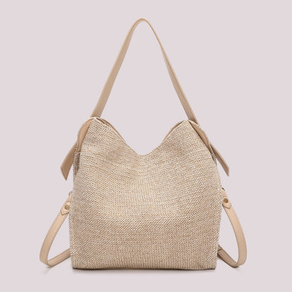 BORSA HOBO IN PAGLIA