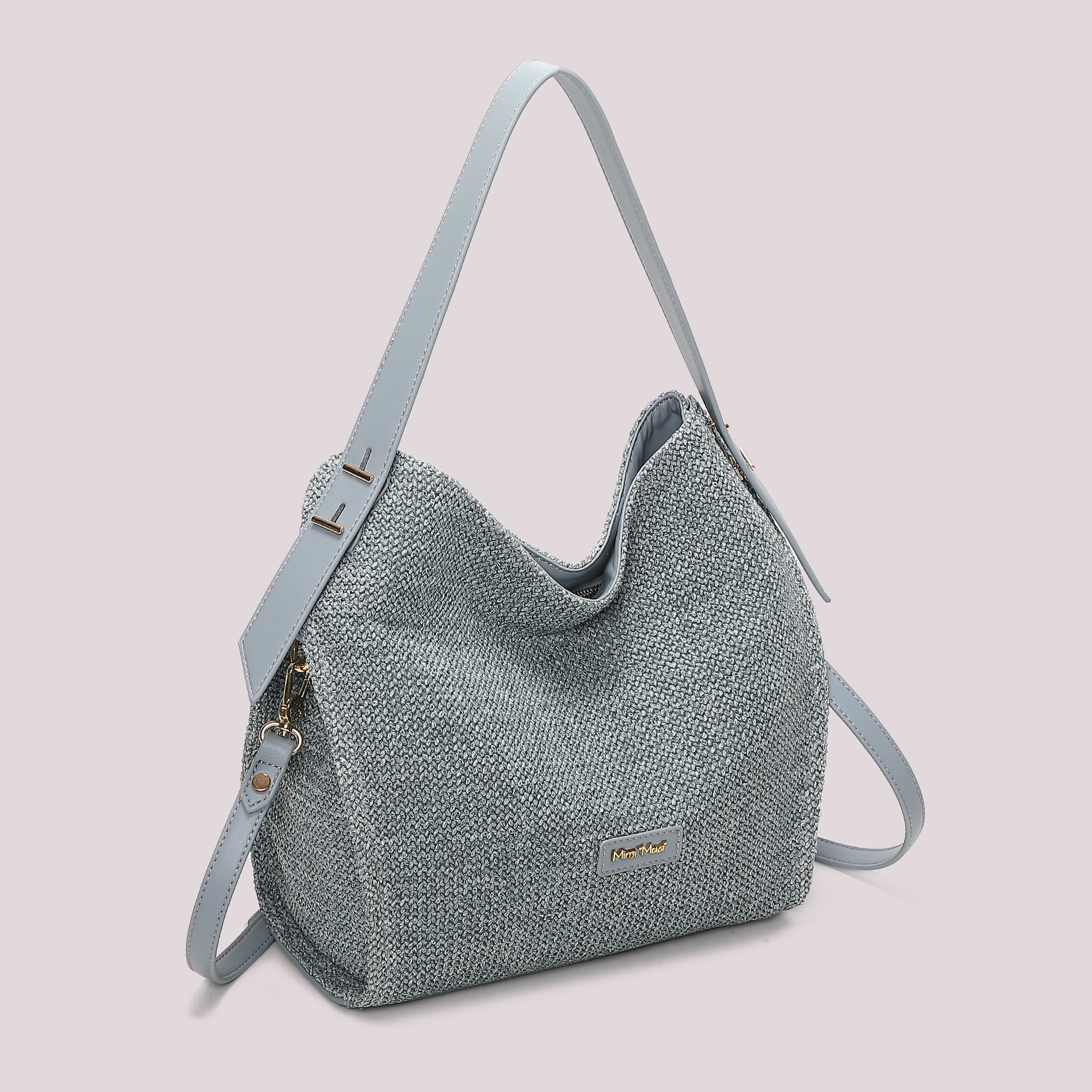 BORSA HOBO IN PAGLIA