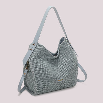 BORSA HOBO IN PAGLIA