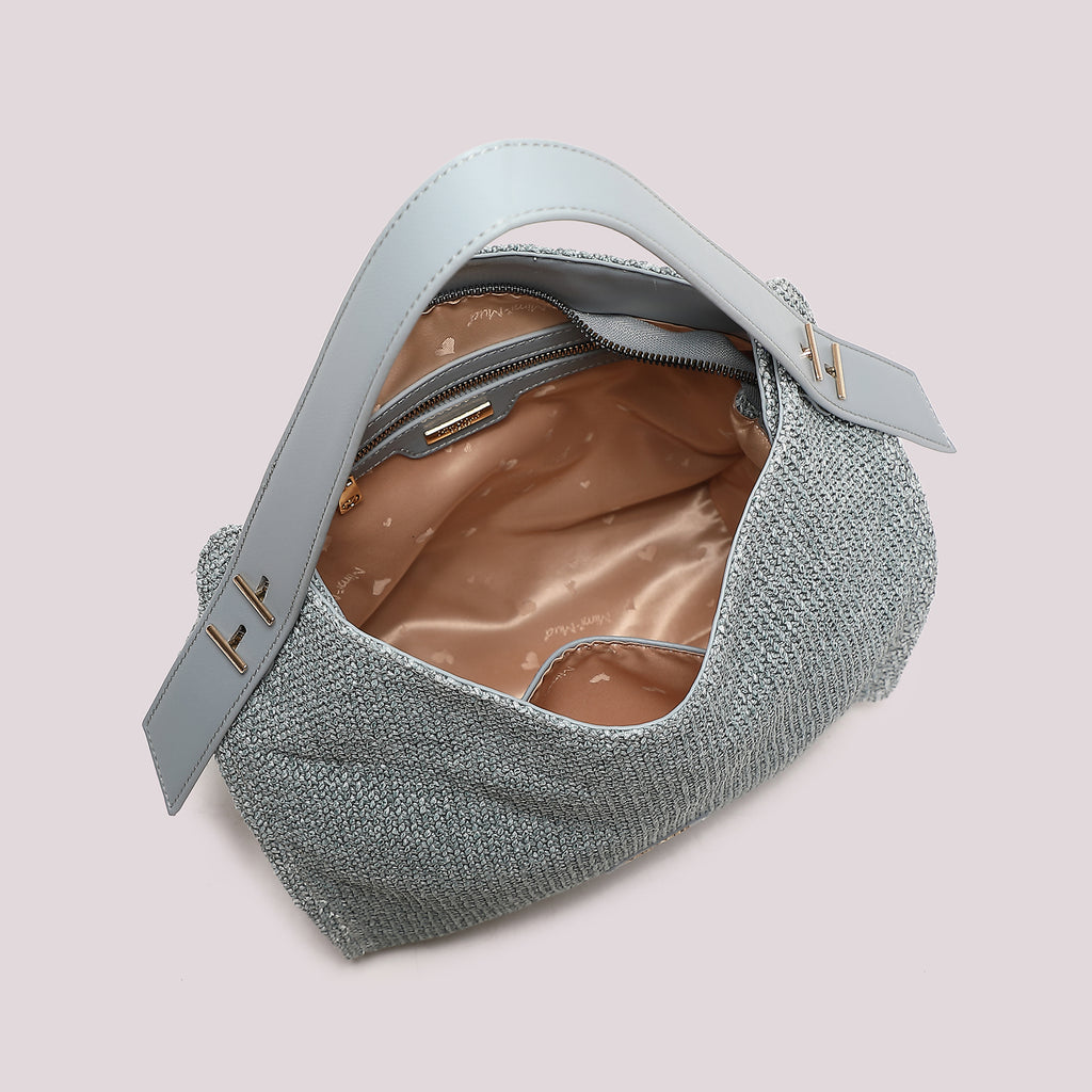 BORSA HOBO IN PAGLIA