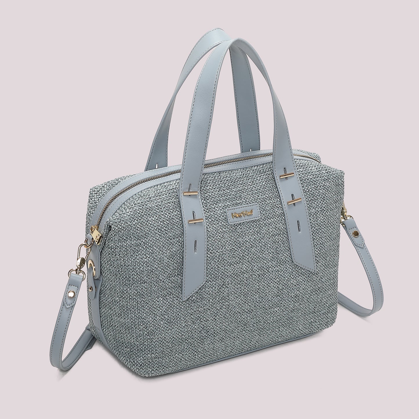 BORSA A BAULETTO IN PAGLIA