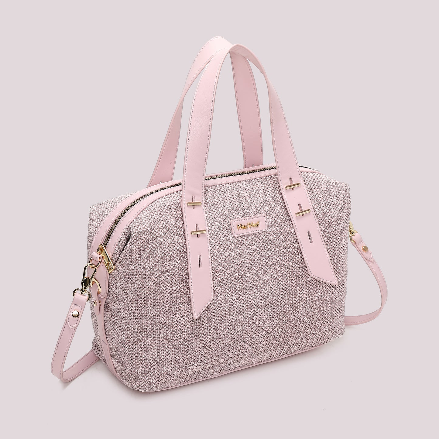 BORSA A BAULETTO IN PAGLIA