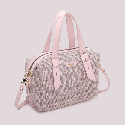 BORSA A BAULETTO IN PAGLIA