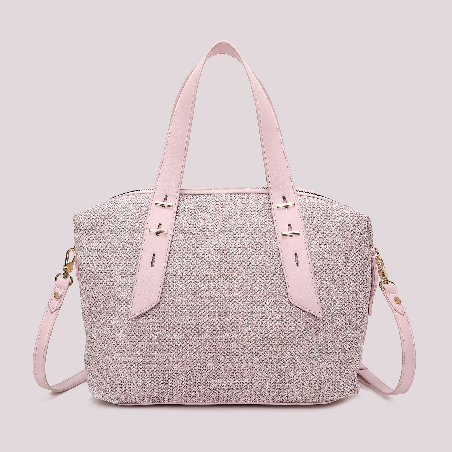 BORSA A BAULETTO IN PAGLIA