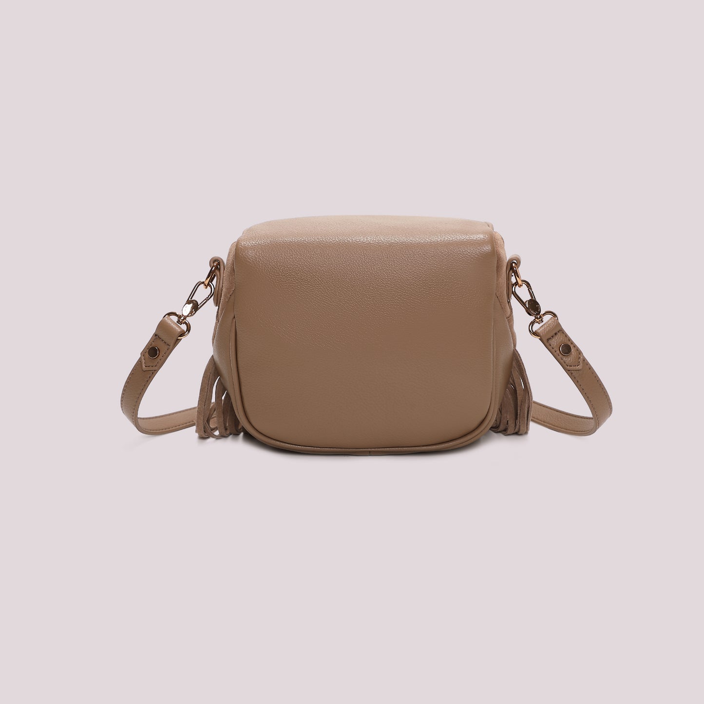 BORSA MARSUPIO CON FRANGE E BORCHIE