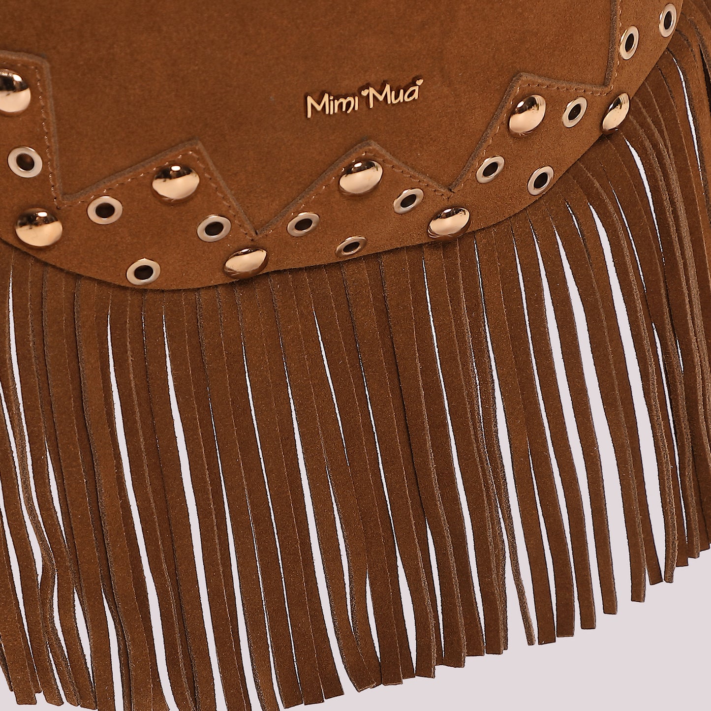BORSA MARSUPIO CON FRANGE E BORCHIE