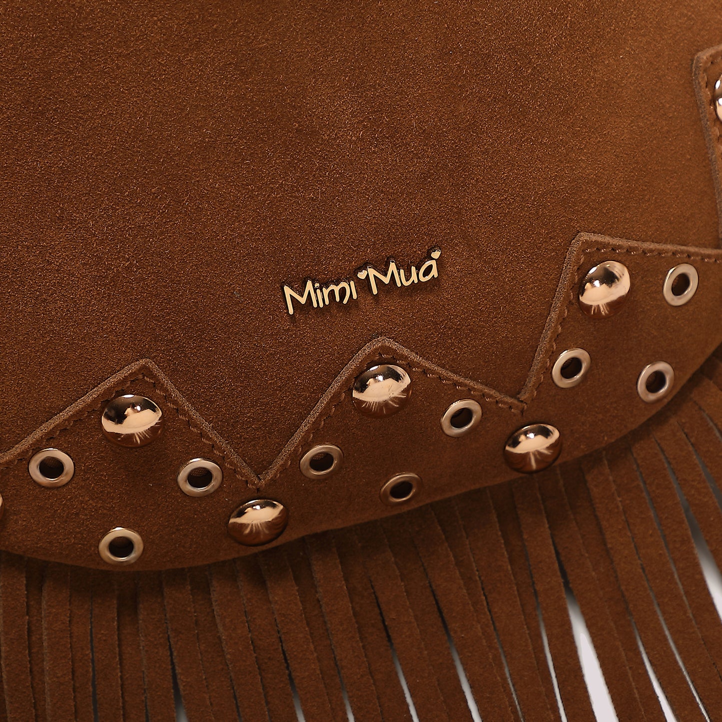 BORSA MARSUPIO CON FRANGE E BORCHIE