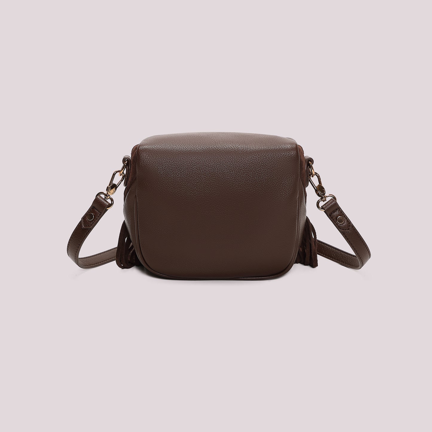 BORSA MARSUPIO CON FRANGE E BORCHIE