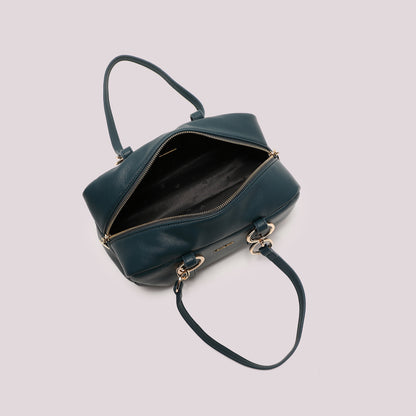 BORSA A SPALLA CON DETTAGLIO ANELLI AI MANICI