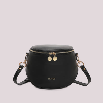 BORSA MARSUPIO CON DETTAGLIO ANELLI AI MANICI