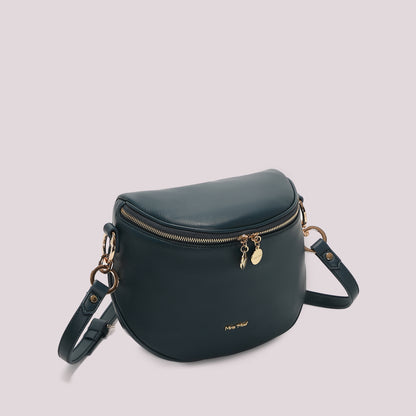 BORSA MARSUPIO CON DETTAGLIO ANELLI AI MANICI
