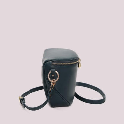 BORSA MARSUPIO CON DETTAGLIO ANELLI AI MANICI
