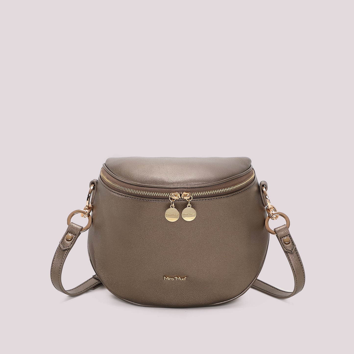 BORSA MARSUPIO CON DETTAGLIO ANELLI AI MANICI