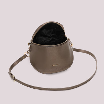 BORSA MARSUPIO CON DETTAGLIO ANELLI AI MANICI