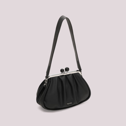 BORSA CLUTCH MORBIDA CON CHIUSURA A SFERE