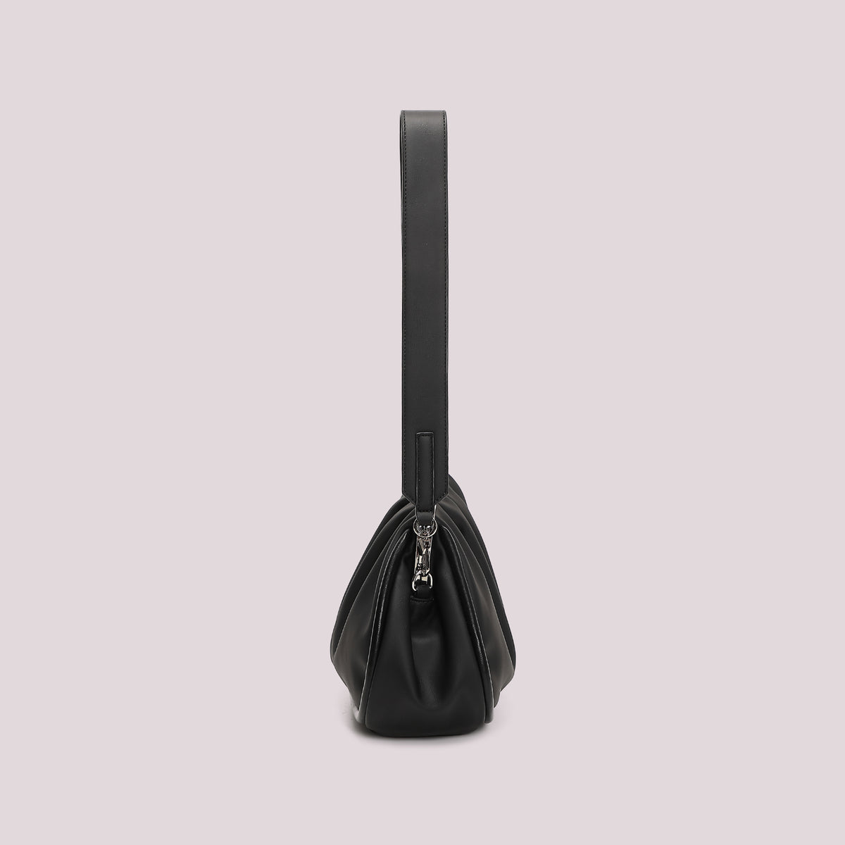 BORSA CLUTCH MORBIDA CON CHIUSURA A SFERE