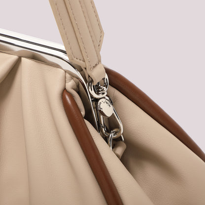 BORSA CLUTCH MORBIDA CON CHIUSURA A SFERE