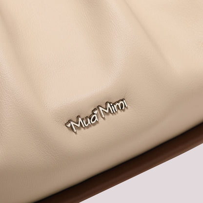 BORSA CLUTCH MORBIDA CON CHIUSURA A SFERE