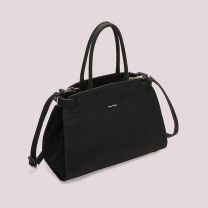 BORSA SHOPPING CON FIANCHI EFFETTO CAMOSCIO
