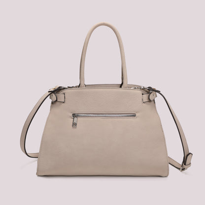 BORSA SHOPPING CON FIANCHI EFFETTO CAMOSCIO