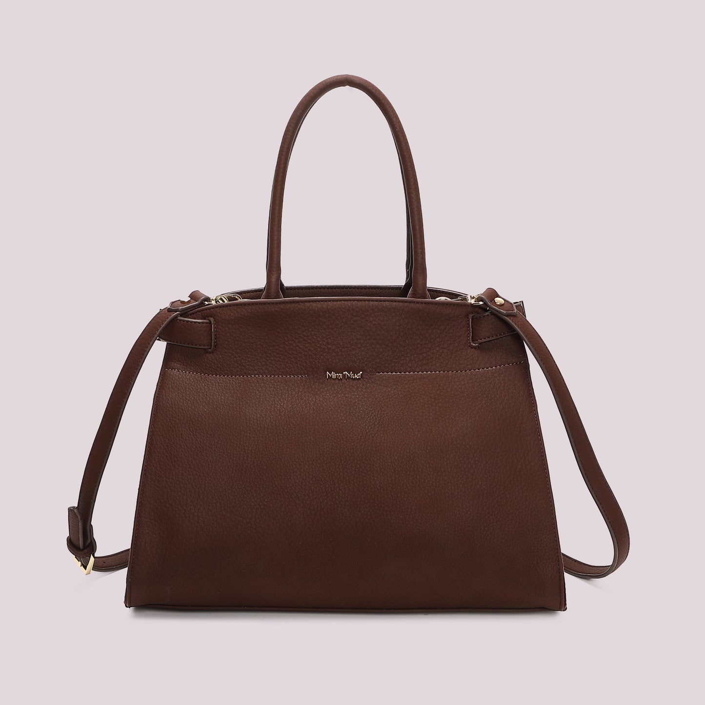 BORSA SHOPPING CON FIANCHI EFFETTO CAMOSCIO