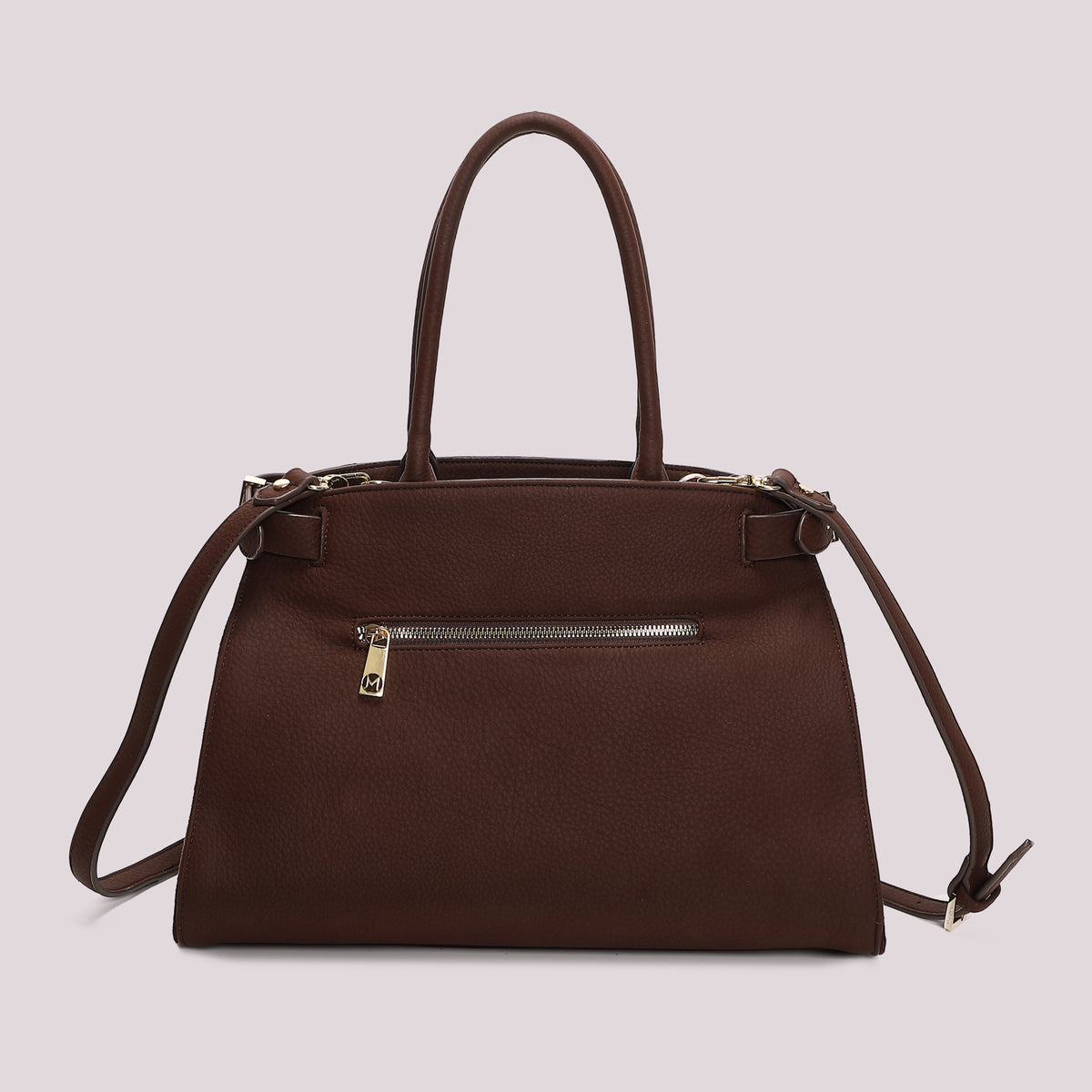 BORSA SHOPPING CON FIANCHI EFFETTO CAMOSCIO