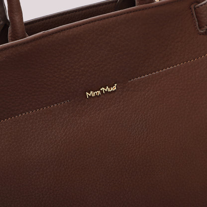 BORSA SHOPPING CON FIANCHI EFFETTO CAMOSCIO