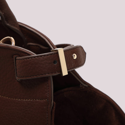 BORSA SHOPPING CON FIANCHI EFFETTO CAMOSCIO