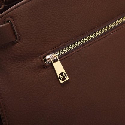 BORSA SHOPPING CON FIANCHI EFFETTO CAMOSCIO