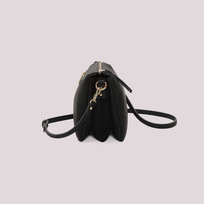 BORSA A TRACOLLA CON FIANCHI EFFETTO CAMOSCIO