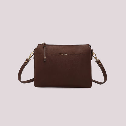 BORSA A TRACOLLA CON FIANCHI EFFETTO CAMOSCIO