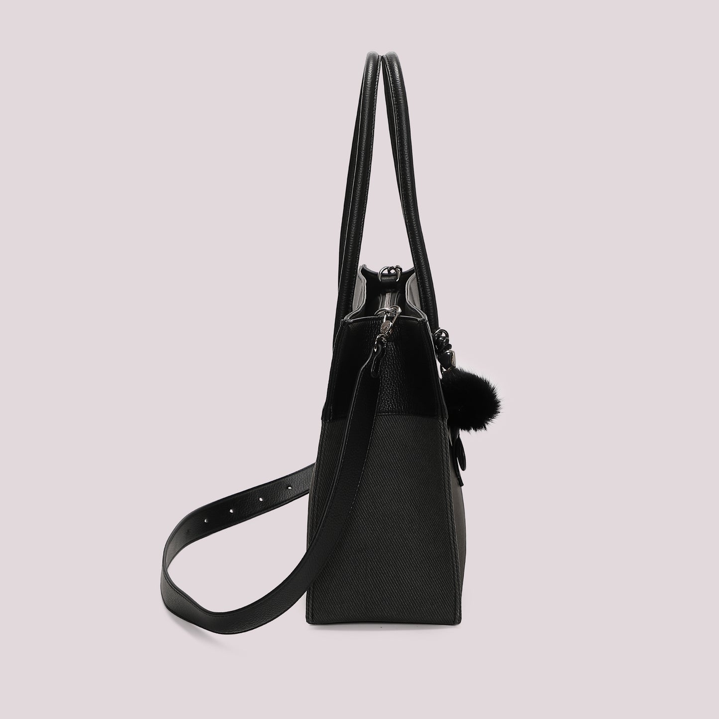 BORSA TOTE CON CHARM E CUORE