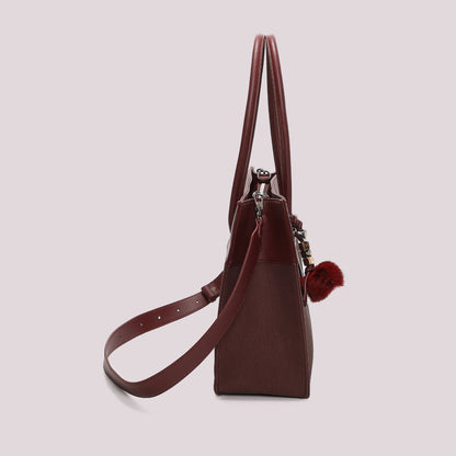 BORSA TOTE CON CHARM E CUORE