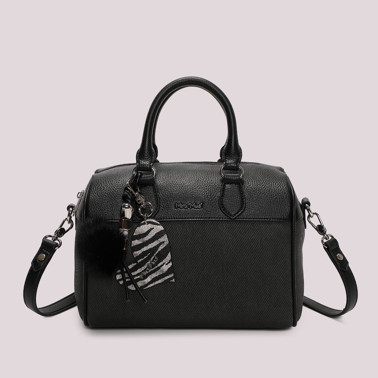 BORSA BAULETTO CON CHARM E CUORE