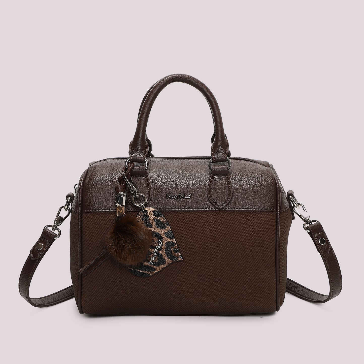 BORSA BAULETTO CON CHARM E CUORE