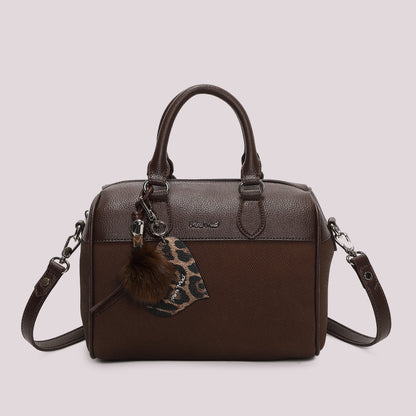 BORSA BAULETTO CON CHARM E CUORE