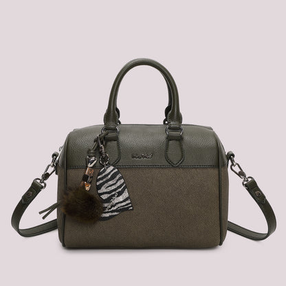 BORSA BAULETTO CON CHARM E CUORE