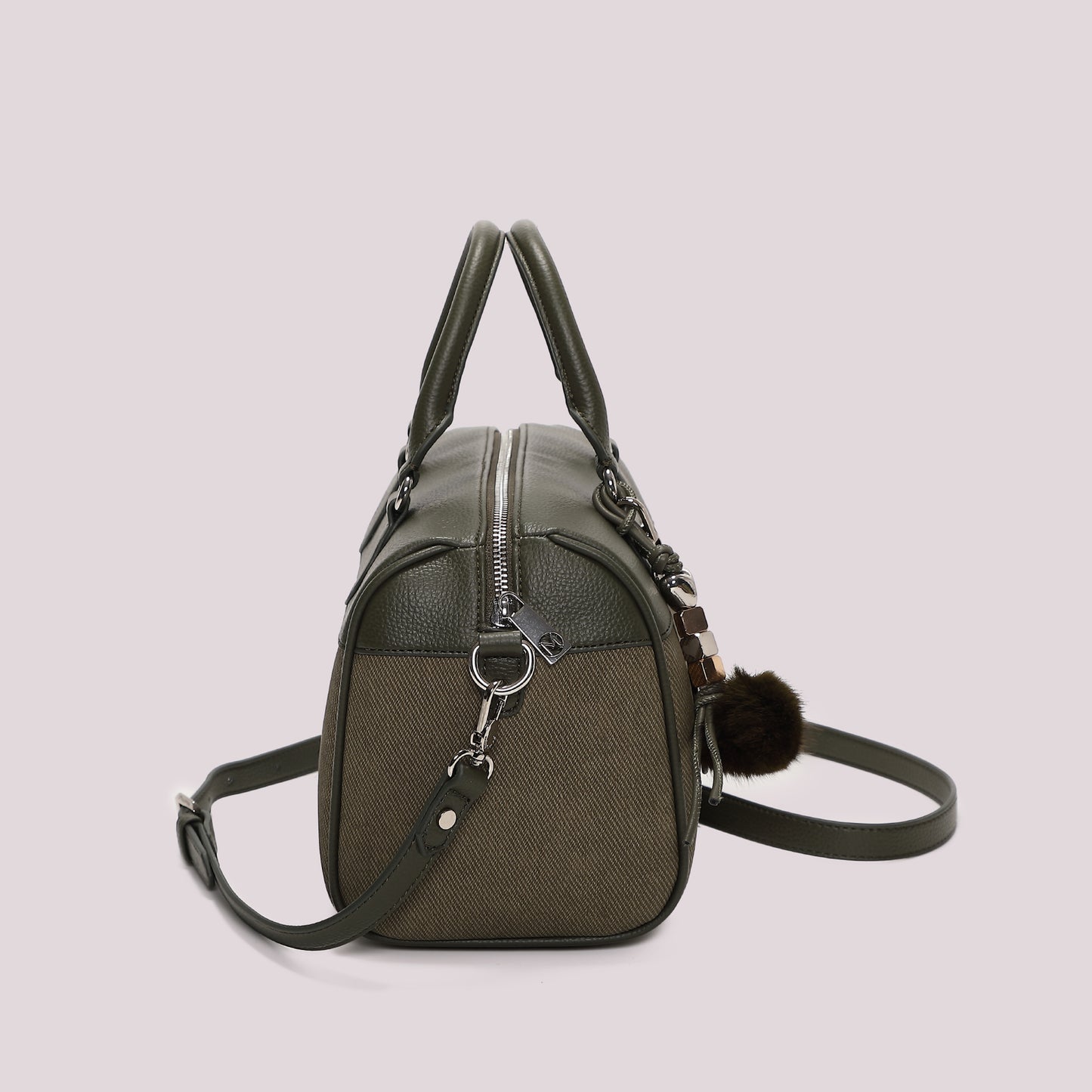 BORSA BAULETTO CON CHARM E CUORE