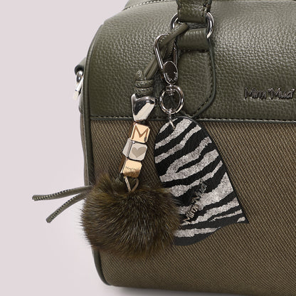 BORSA BAULETTO CON CHARM E CUORE