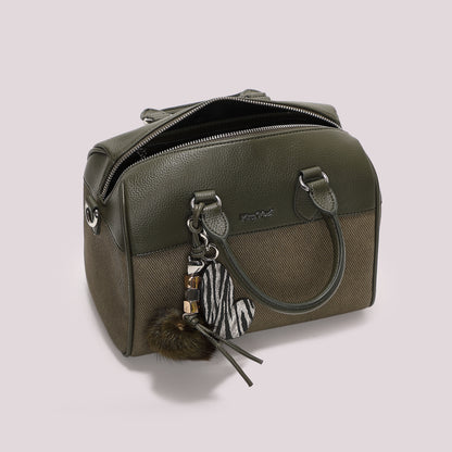 BORSA BAULETTO CON CHARM E CUORE