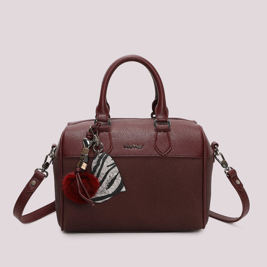 BORSA BAULETTO CON CHARM E CUORE