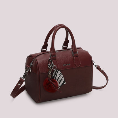 BORSA BAULETTO CON CHARM E CUORE
