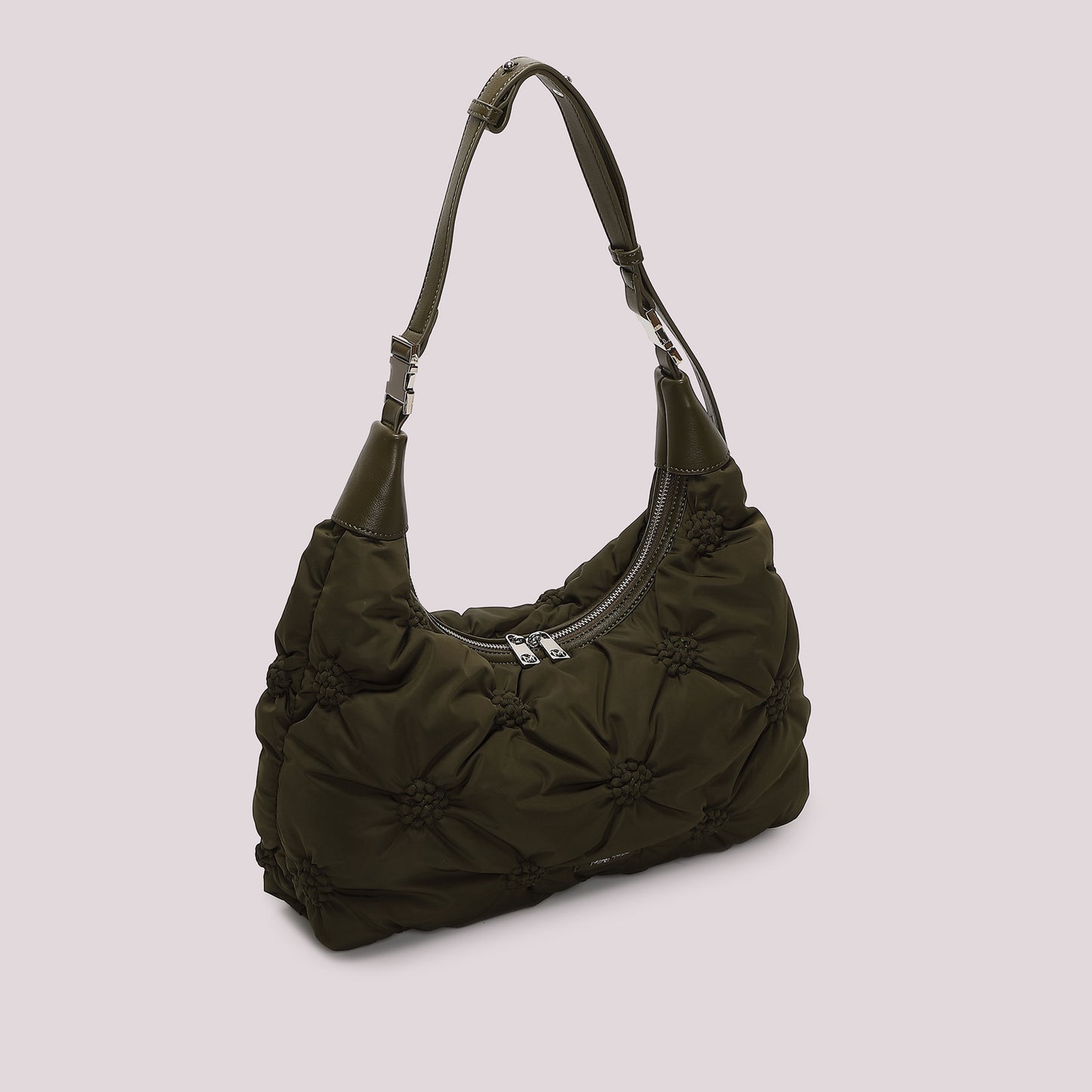 BORSA A BRACCIO EFFETTO PIUMINO