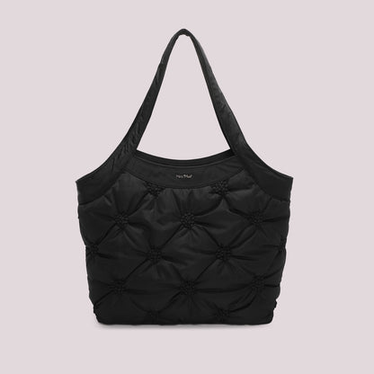 BORSA SHOPPING EFFETTO PIUMINO