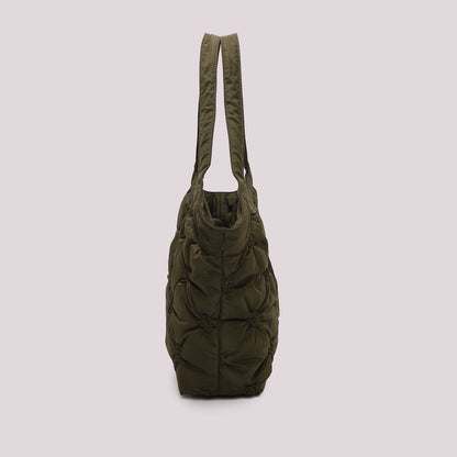 BORSA SHOPPING EFFETTO PIUMINO